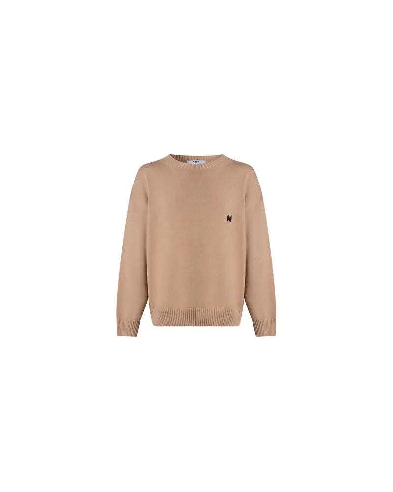 MSGM STRICKWAREN - Pulloverauf YOOX.COM Kamel