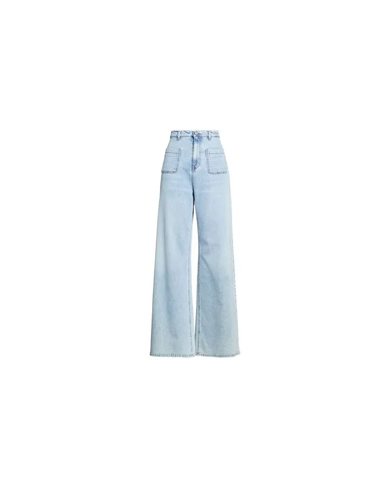 Re-HasH HOSEN & RÖCKE - Jeanshosenauf YOOX.COM Blau
