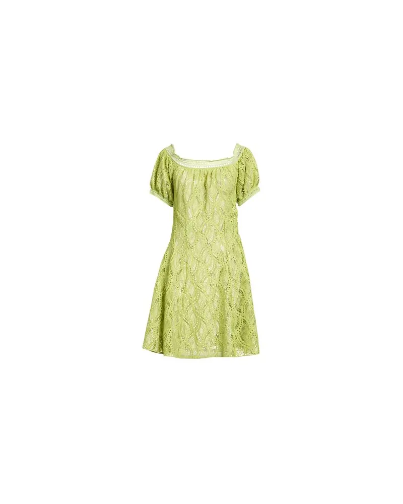 Ermanno Scervino LIFE - KLEIDER - Mini-Kleiderauf YOOX.COM Limettengrün