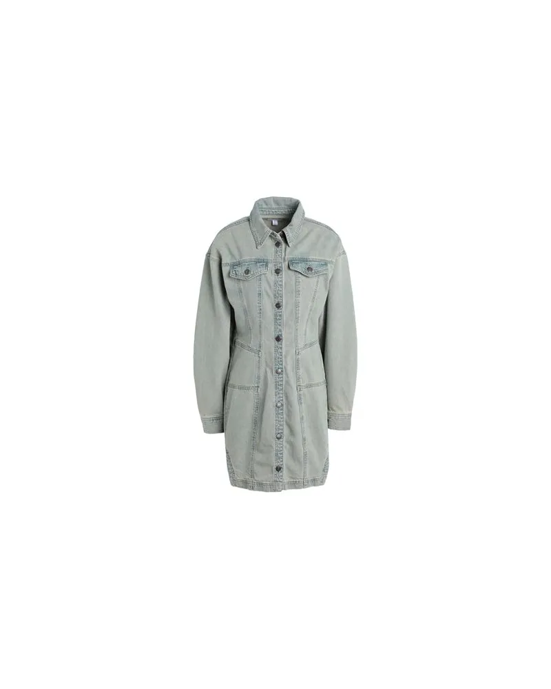 Topshop KLEIDER - Mini-Kleiderauf YOOX.COM Blau