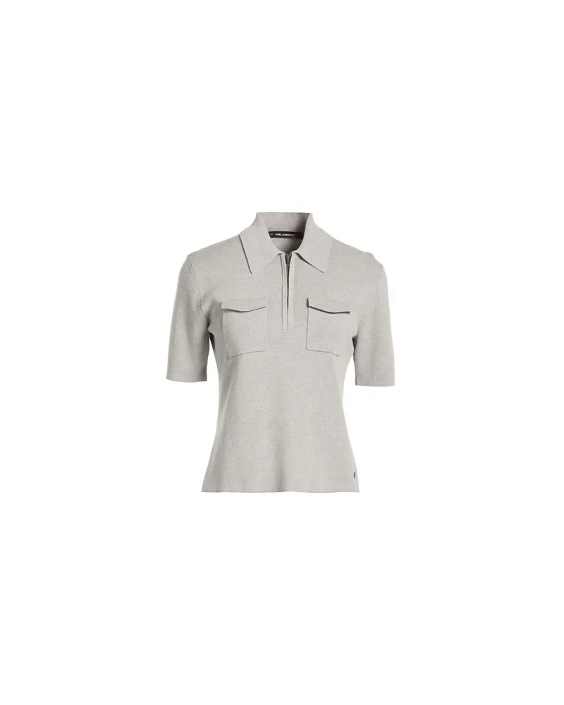Karl Lagerfeld TOPS - Poloshirtsauf YOOX.COM Grau