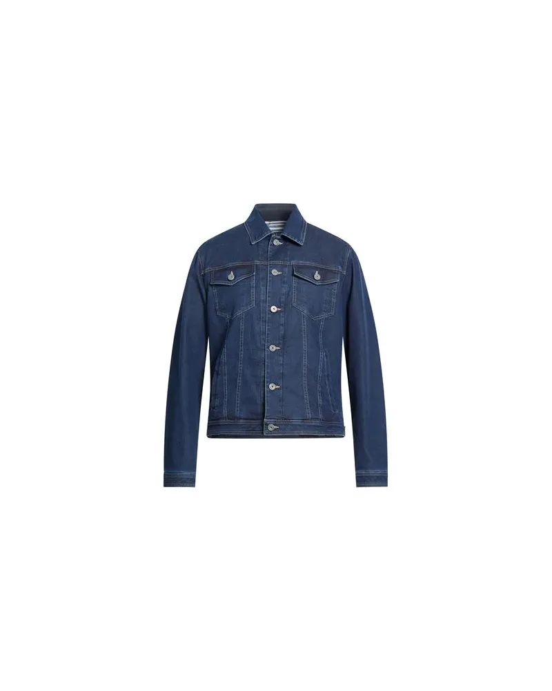 Fedeli JACKEN & MÄNTEL - Jeansjacken/Mäntelauf YOOX.COM Blau