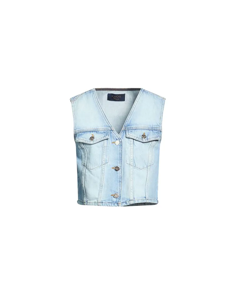 Kaos JACKEN & MÄNTEL - Jeansjacken/Mäntelauf YOOX.COM Blau