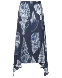 Stella McCartney Midi-Rock Marineblau