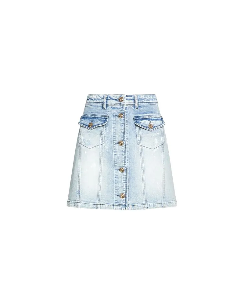 Versace Jeans HOSEN & RÖCKE - Jeansröckeauf YOOX.COM Blau
