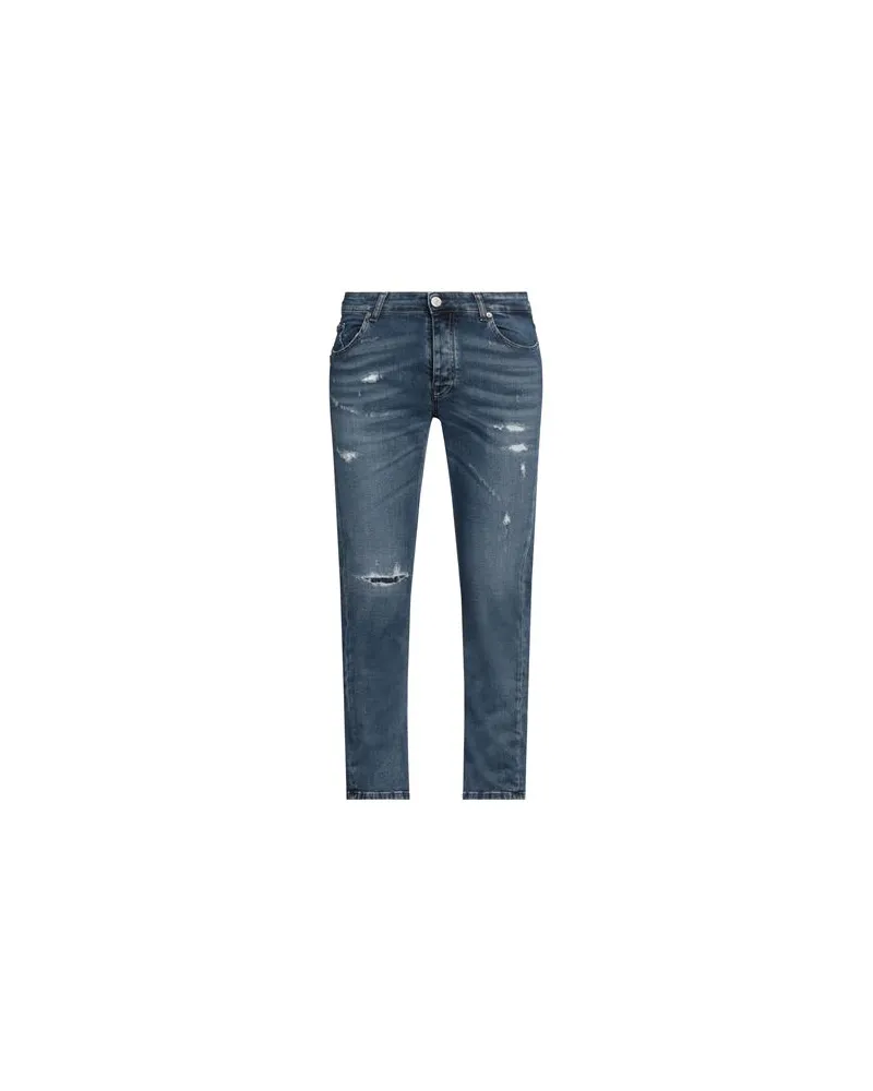 PMDS PREMIUM MOOD DENIM SUPERIOR HOSEN & RÖCKE - Jeanshosenauf YOOX.COM Blau