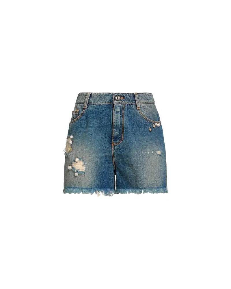 Ermanno Scervino HOSEN & RÖCKE - Jeansshortsauf YOOX.COM Blau