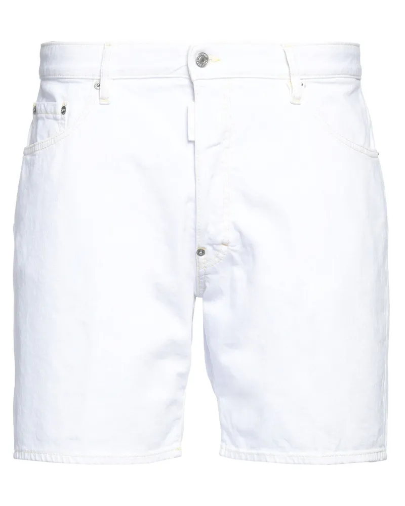 Dsquared2 Jeansshorts Weiß