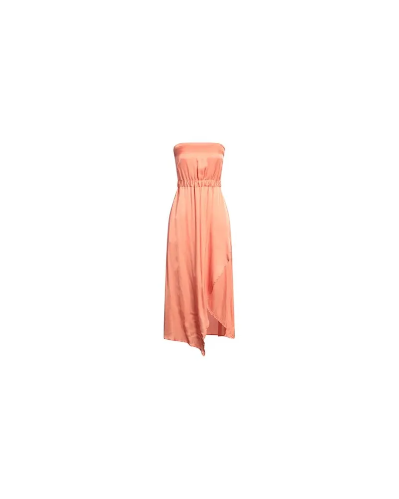 Kaos KLEIDER - Maxi-Kleiderauf YOOX.COM Pfirsich