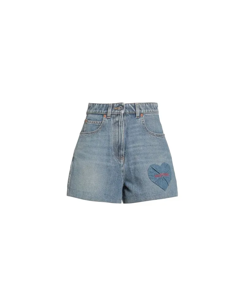 Valentino Garavani HOSEN & RÖCKE - Jeansshortsauf YOOX.COM Blau
