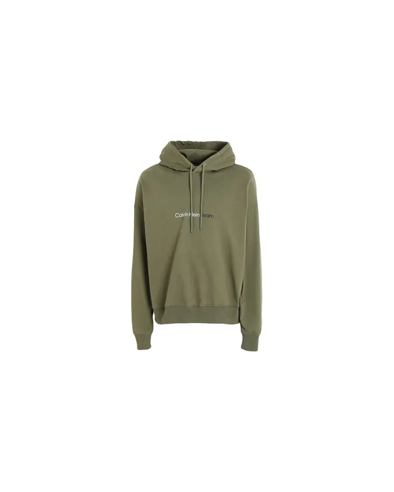 Calvin Klein TOPS - Sweatshirtsauf YOOX.COM Militärgrün