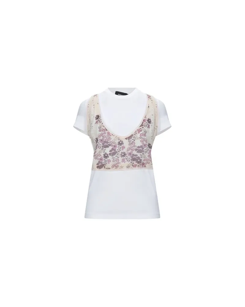 Dsquared2 TOPS - T-shirtsauf YOOX.COM Weiß