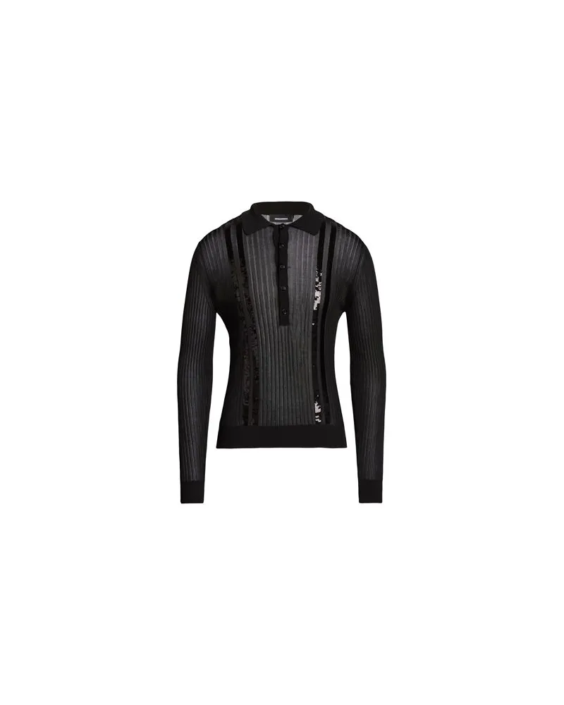 Dsquared2 STRICKWAREN - Strickjackenauf YOOX.COM Schwarz