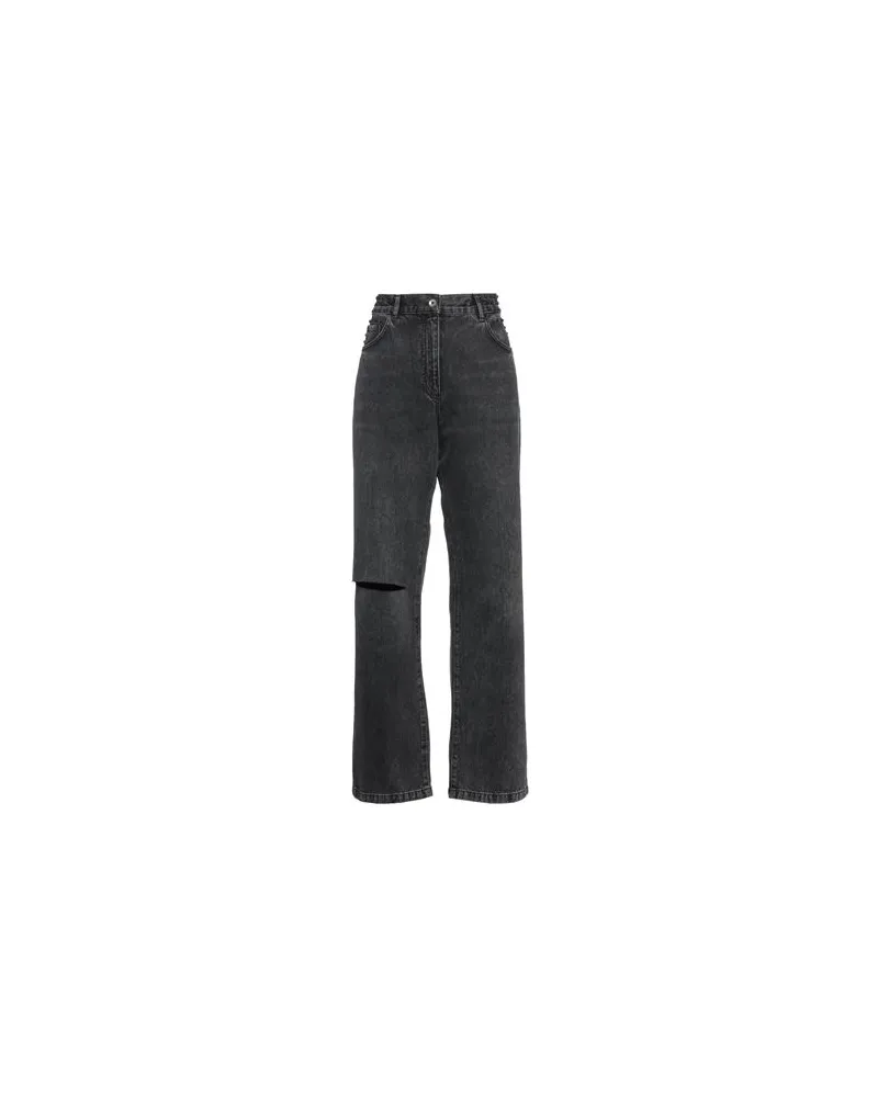 Patrizia Pepe HOSEN & RÖCKE - Jeanshosenauf YOOX.COM Schwarz