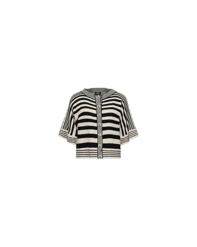 Elisabetta Franchi STRICKWAREN - Strickjackenauf YOOX.COM Schwarz