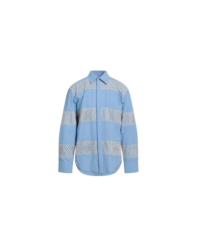 MSGM TOPS - Hemdenauf YOOX.COM Azurblau