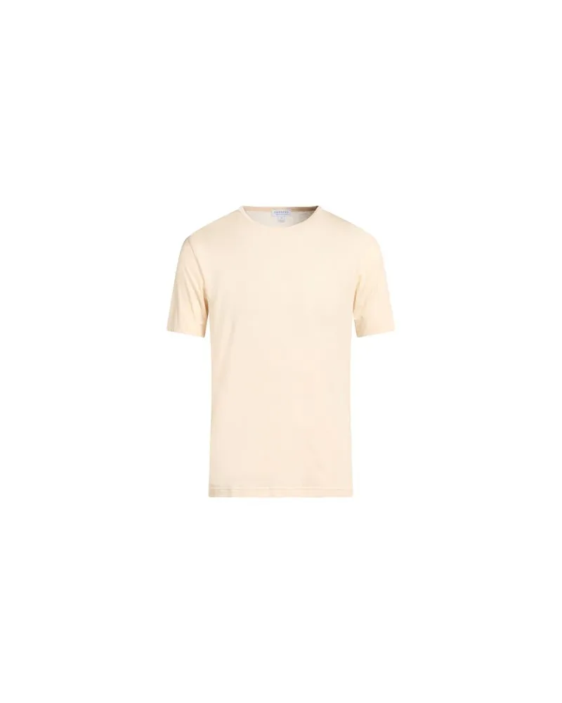 Sunspel TOPS - T-shirtsauf YOOX.COM Cremeweiß