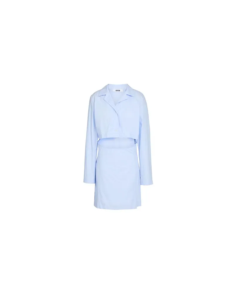Mauro Grifoni KLEIDER - Mini-Kleiderauf YOOX.COM Himmelblau