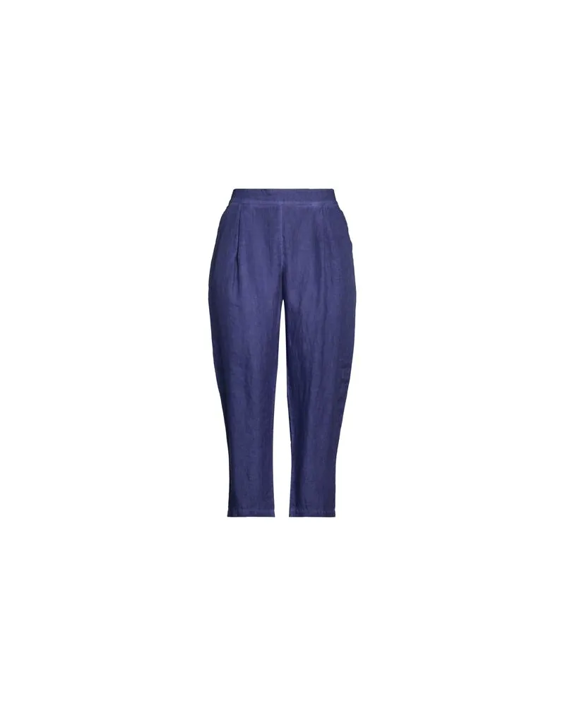 120% Lino HOSEN & RÖCKE - Hosenauf YOOX.COM Marineblau