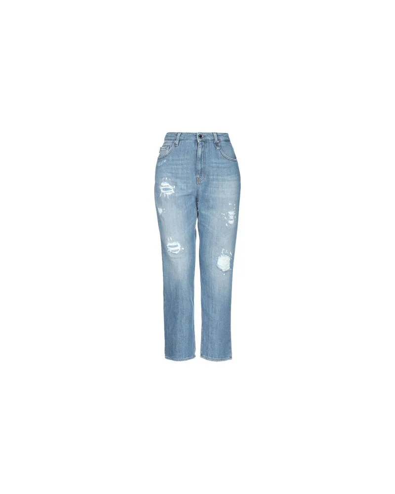 Moschino HOSEN & RÖCKE - Jeanshosenauf YOOX.COM Blau