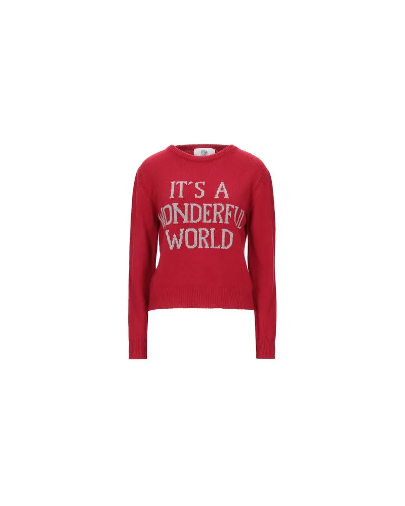 Alberta Ferretti STRICKWAREN - Pulloverauf YOOX.COM Rot