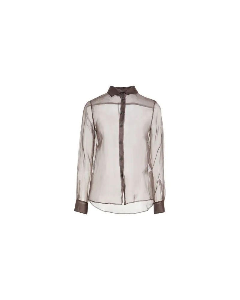 Giorgio Armani TOPS - Hemdenauf YOOX.COM Schokobraun