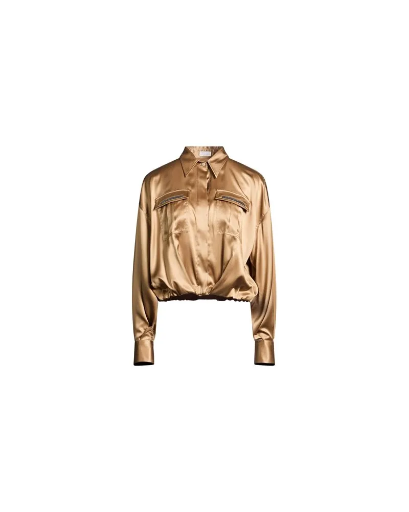 Brunello Cucinelli TOPS - Hemdenauf YOOX.COM Hellbraun