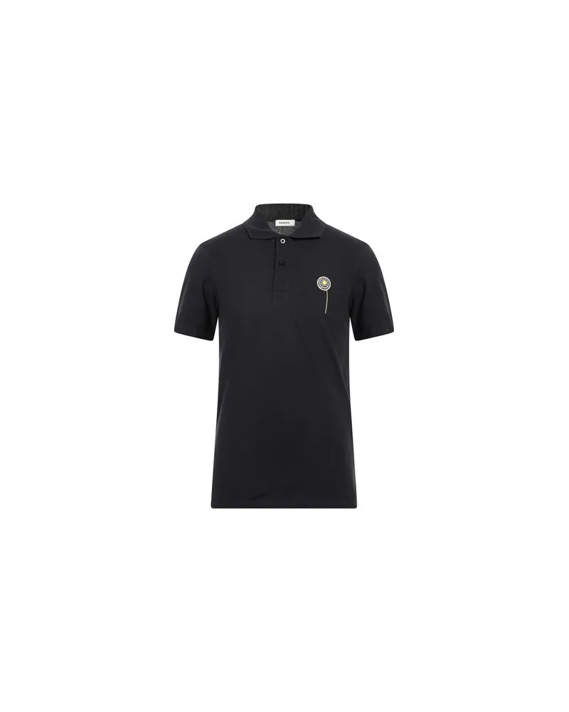 Sandro TOPS - Poloshirtsauf YOOX.COM Nachtblau