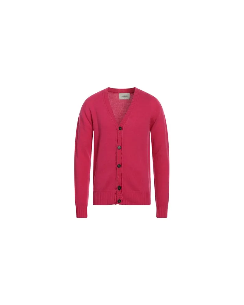 Lucques STRICKWAREN - Strickjackenauf YOOX.COM Magenta