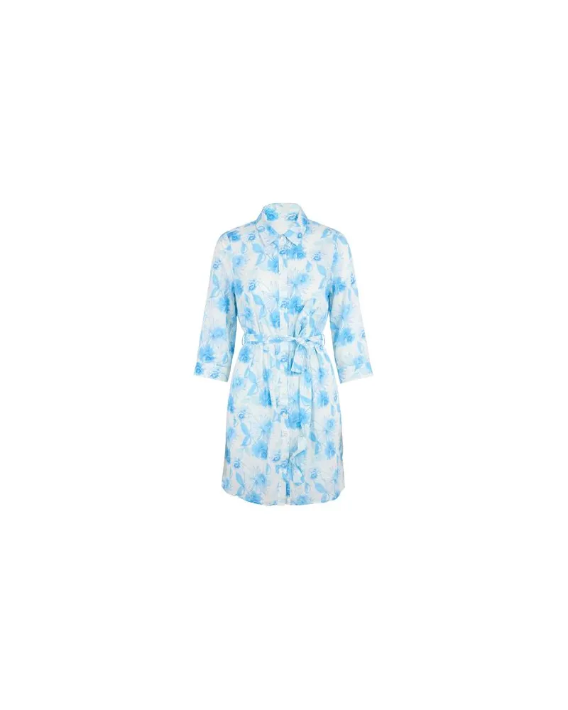120% Lino KLEIDER - Midi-Kleiderauf YOOX.COM Azurblau