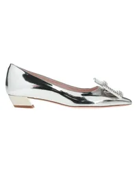 Roger Vivier Mokassin Silber