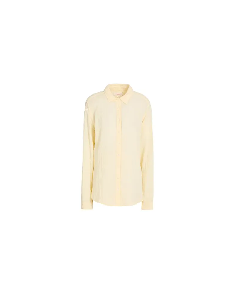 Xírena TOPS - Hemdenauf YOOX.COM Pastellgelb