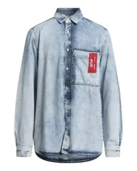 ICE PLAY Jeanshemd Blau