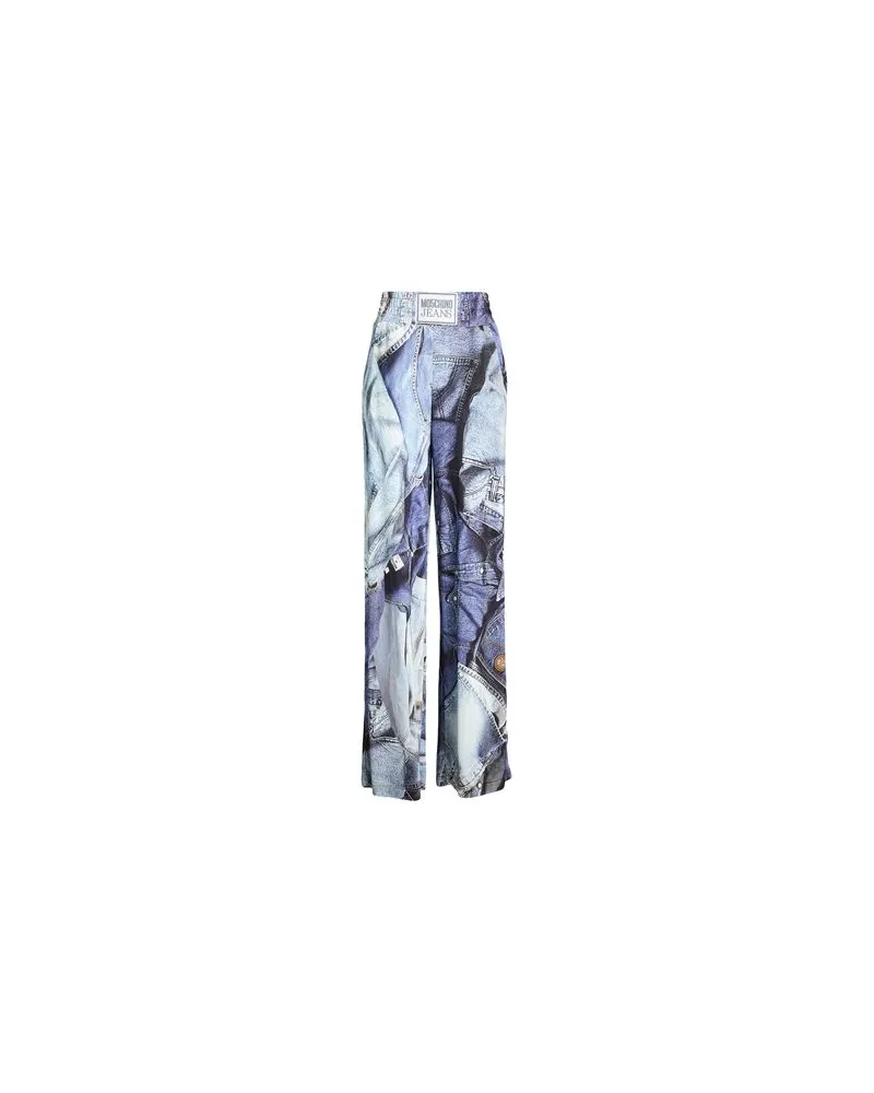Moschino HOSEN & RÖCKE - Hosenauf YOOX.COM Blau
