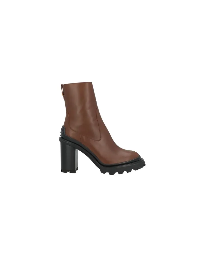 TOD'S SCHUHE - Stiefelettenauf YOOX.COM Braun