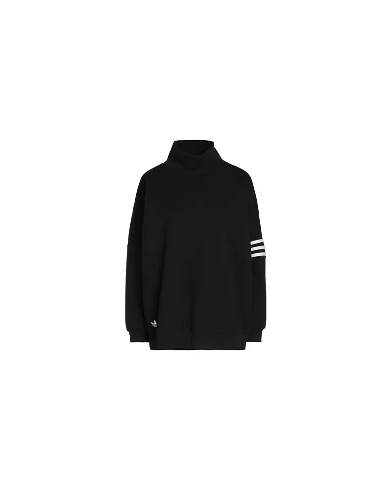 adidas SWEATER  - SWEATER - TOPS - Sweatshirtsauf YOOX.COM Schwarz