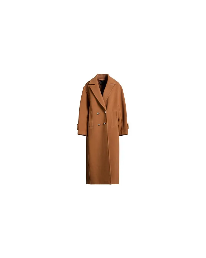 Pinko JACKEN & MÄNTEL - Mäntelauf YOOX.COM Kamel