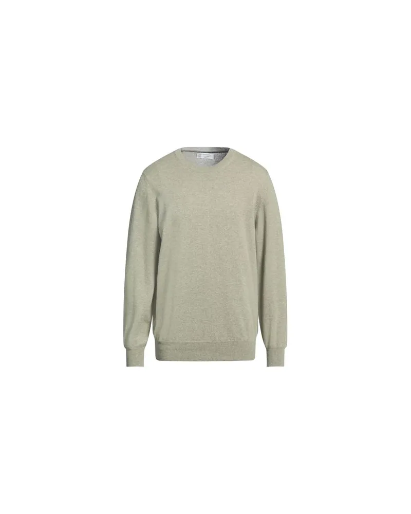 Brunello Cucinelli STRICKWAREN - Pulloverauf YOOX.COM Salbeigrün