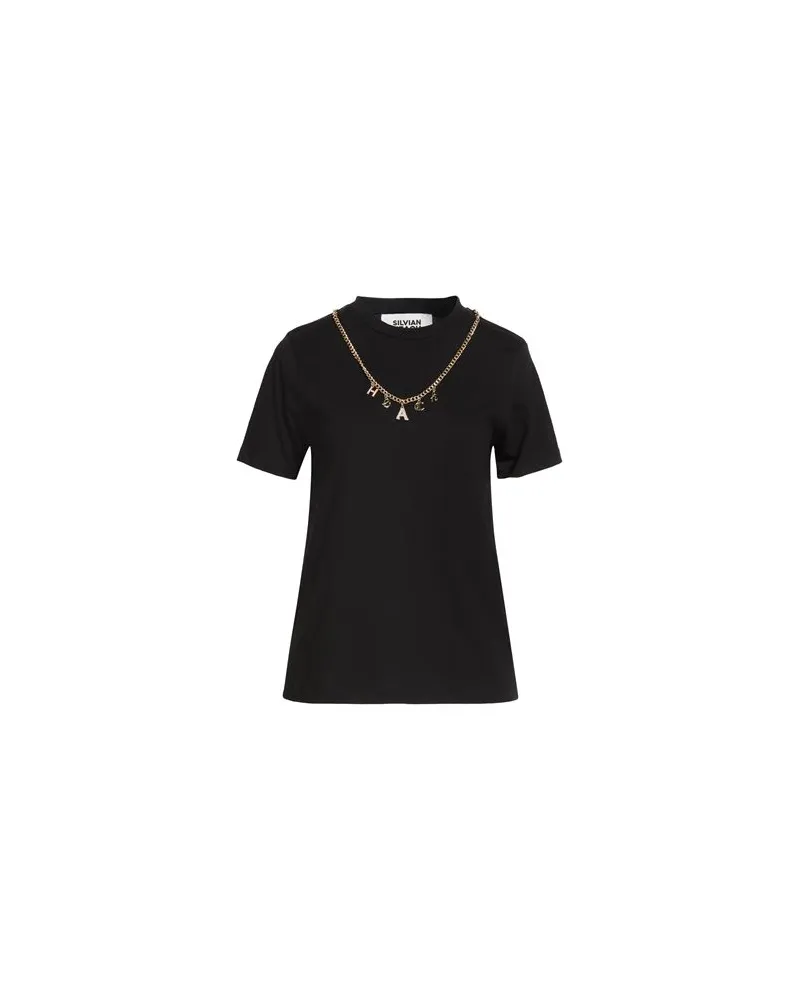 Silvian Heach TOPS - T-shirtsauf YOOX.COM Schwarz