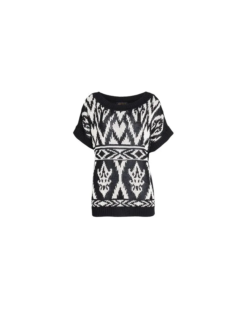 Luisa Spagnoli STRICKWAREN - Pulloverauf YOOX.COM Schwarz
