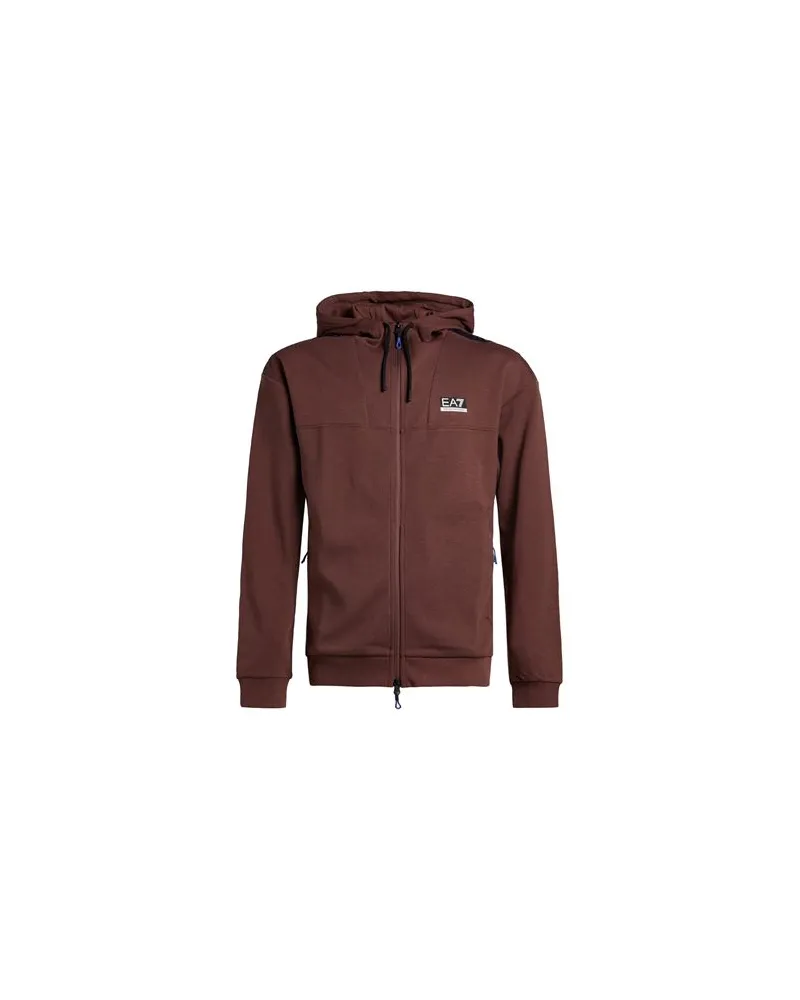 EA7 TOPS - Sweatshirtsauf YOOX.COM Braun