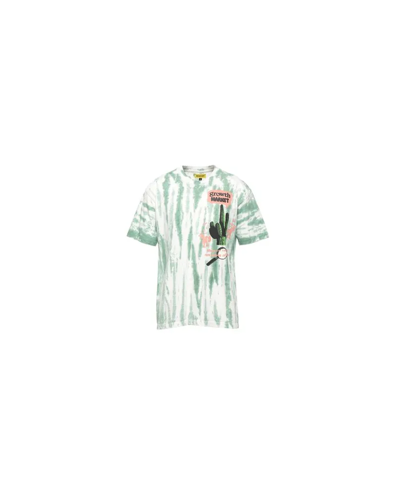 Market GROWTH  TIE-DYE T-SHIRT - TOPS - T-shirtsauf YOOX.COM Grün