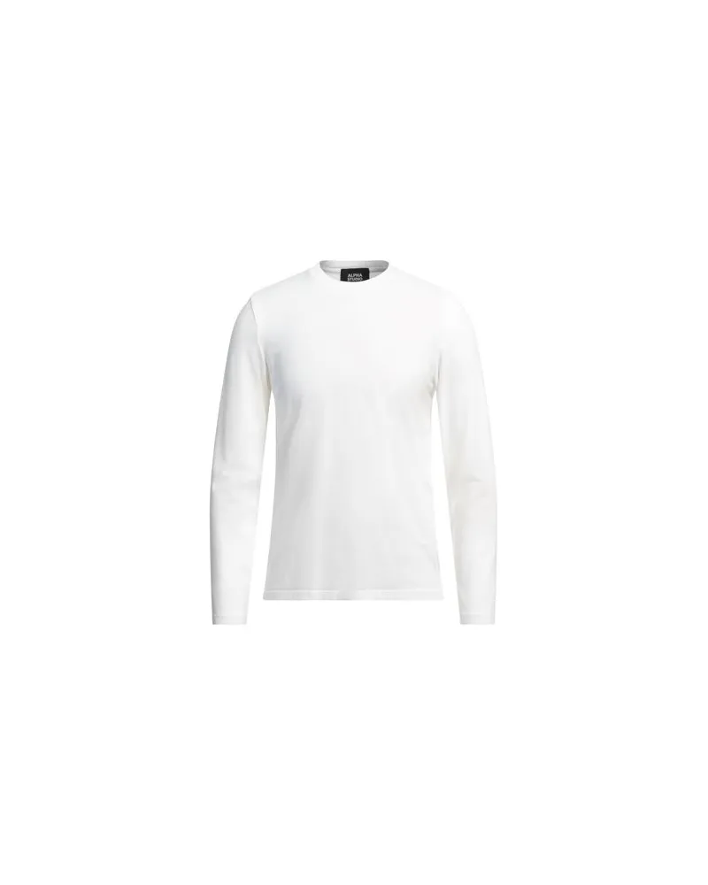 Alpha Studio TOPS - T-shirtsauf YOOX.COM Weiß