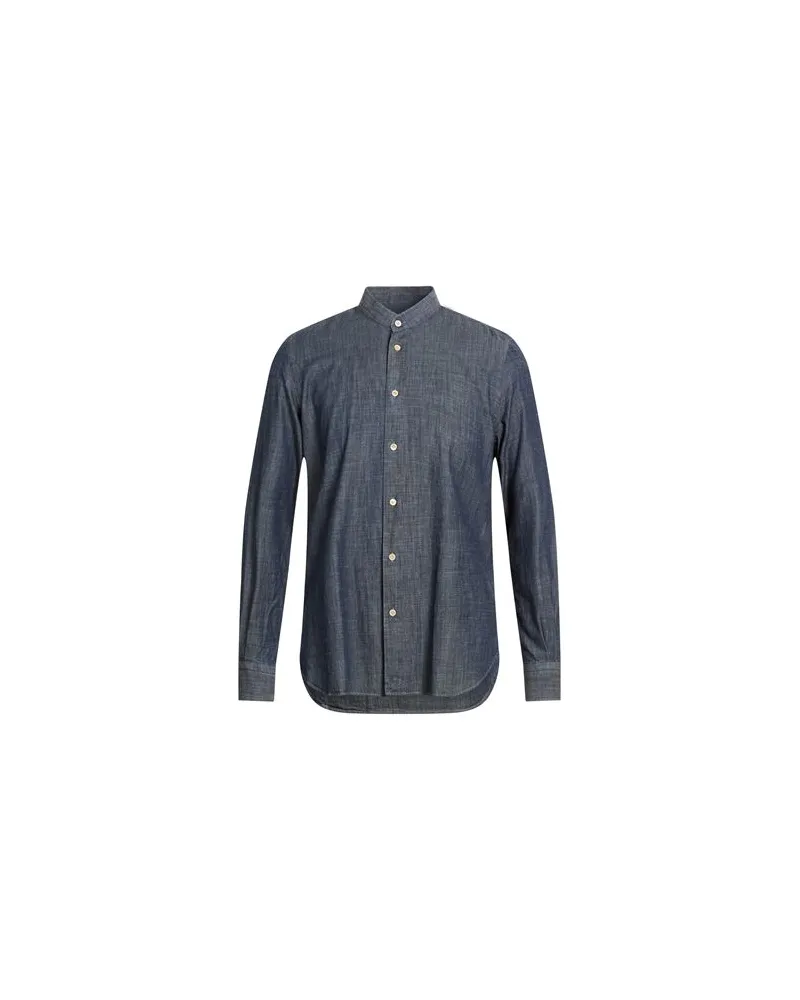 Boglioli TOPS - Jeanshemdenauf YOOX.COM Blau