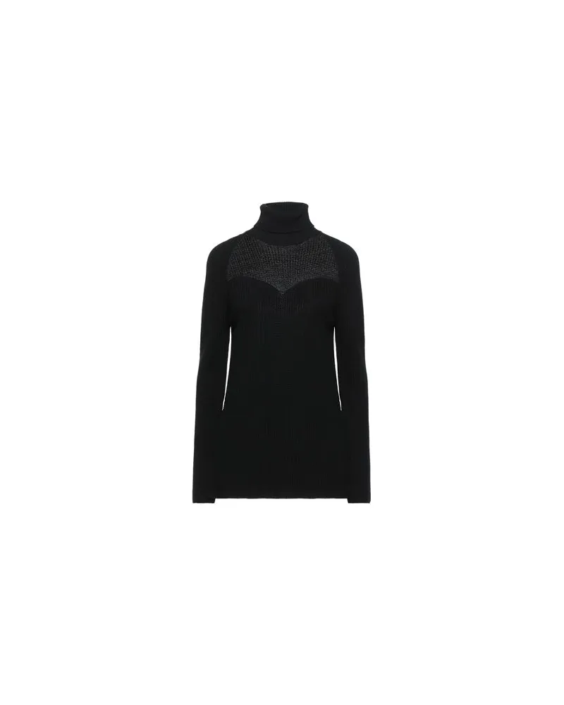 Elisabetta Franchi STRICKWAREN - Rollkragenpulloverauf YOOX.COM Schwarz