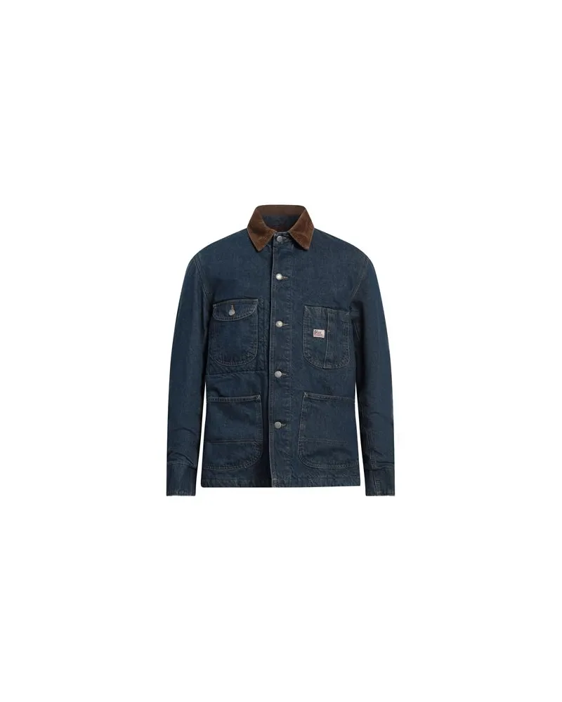 Roy Roger's JACKEN & MÄNTEL - Jeansjacken/Mäntelauf YOOX.COM Blau