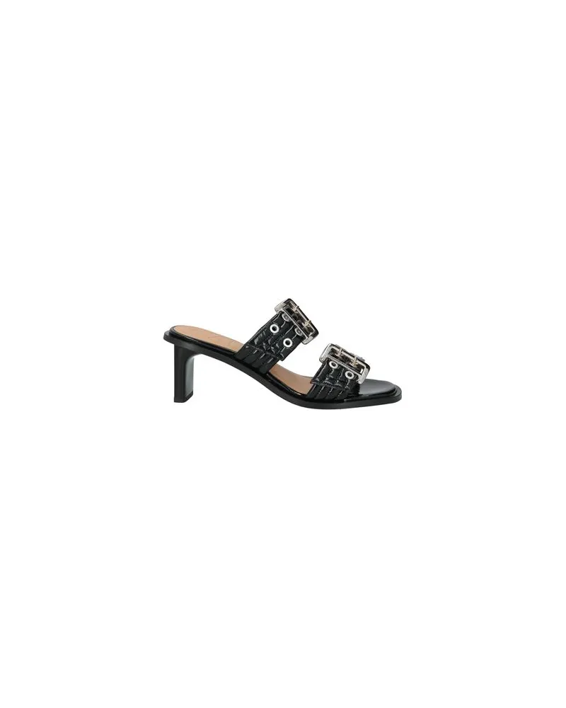 Ganni SCHUHE - Sandalenauf YOOX.COM Schwarz
