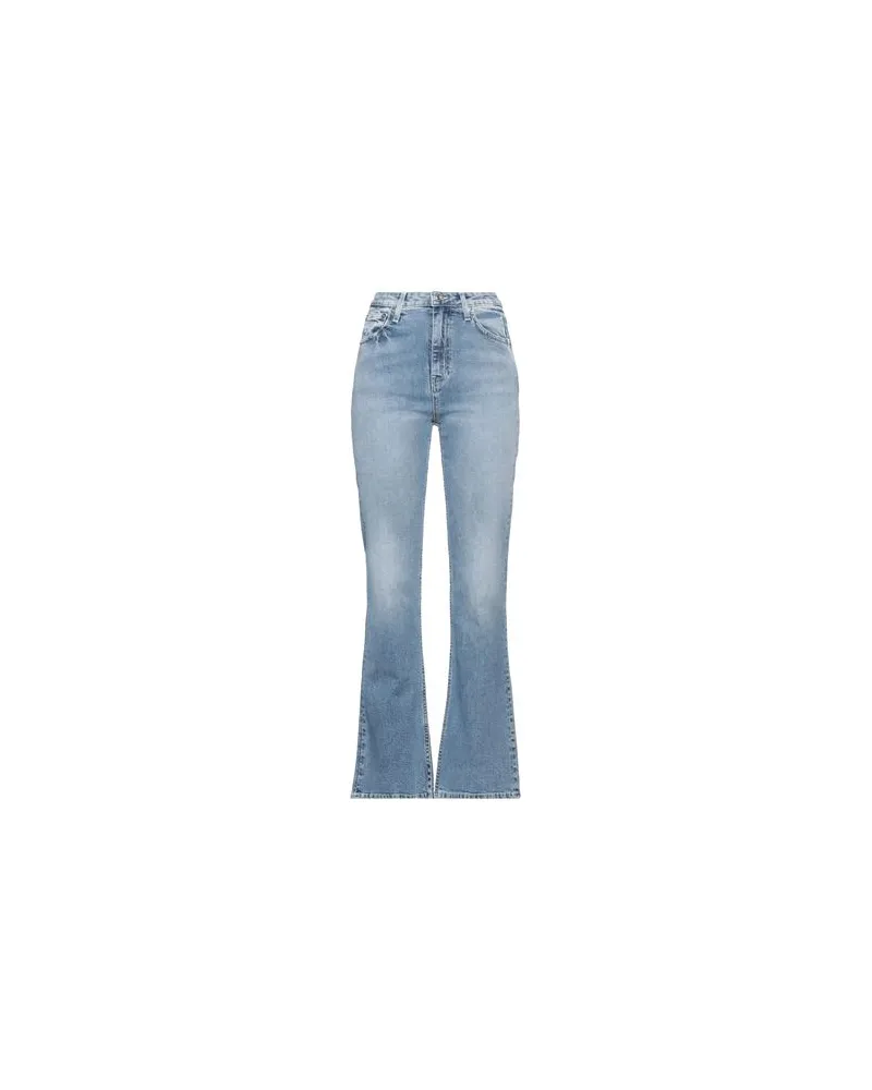 Roy Roger's HOSEN & RÖCKE - Jeanshosenauf YOOX.COM Blau