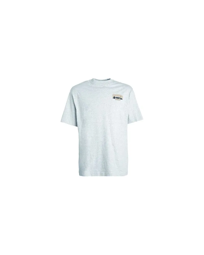 Puma TEAM FOR THE FANBASE Graphic Tee - PUMA TEAM FOR THE FANBASE Graphic Tee - TOPS - T-shirtsauf YOOX.COM Hellgrau