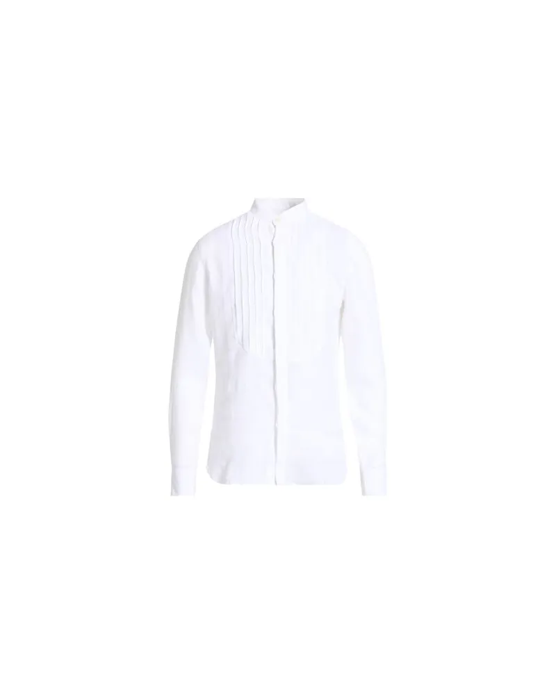 120% Lino TOPS - Hemdenauf YOOX.COM Weiß